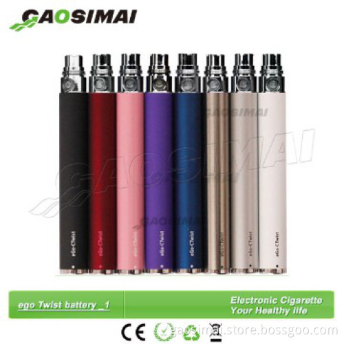 High quality best electronic cigarette battery ego c twist battery